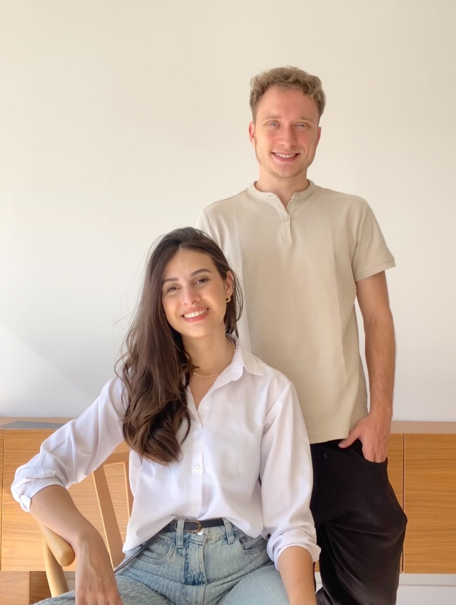 Alexandre Nardi e Vithoria Andrade, a dupla de arquitetos do Studio Vitale